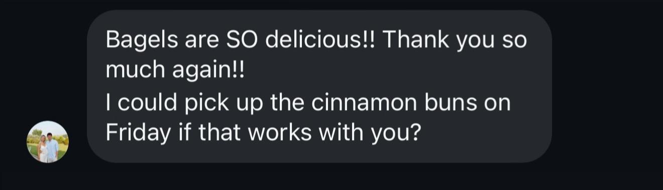 Customer review — Text message