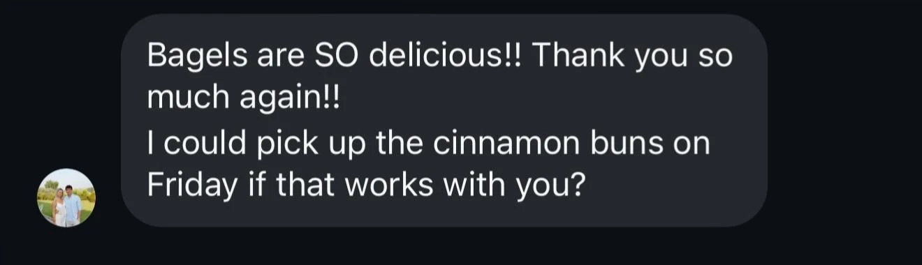 Customer review — Text message